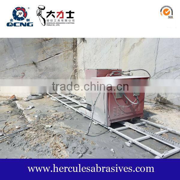 75HP quarry diamond wire cutter for granite, marble, sandstone, limestone