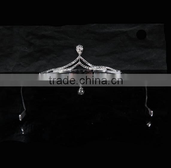 Best Selling Wholesale Wedding Hair Jewelry Crystal Crown Headband For Sale
