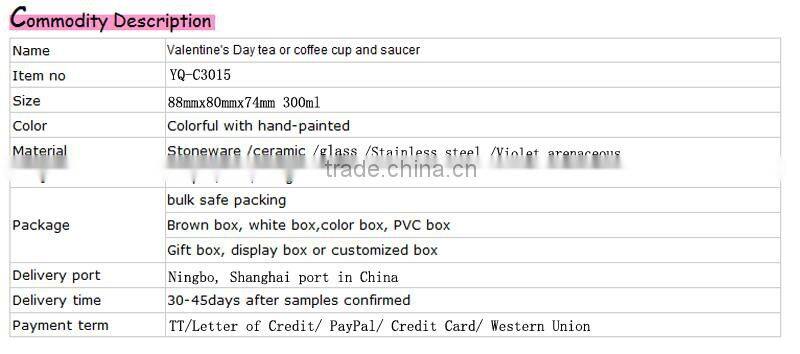 Custom logo mark cup Customize the pattern design