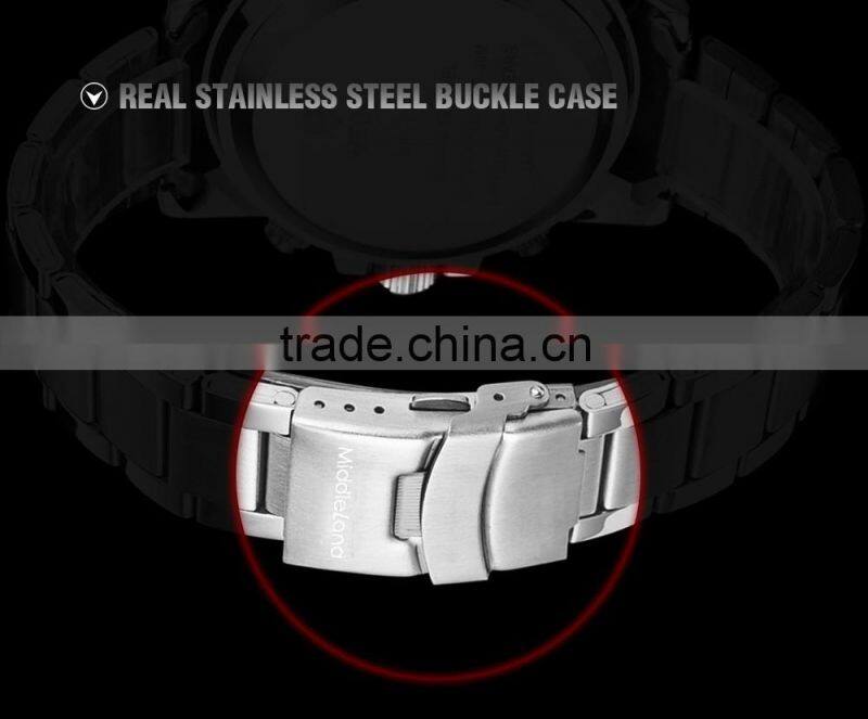 alibaba cheap quartz watch 3atm water resistant stainless steel watch case back