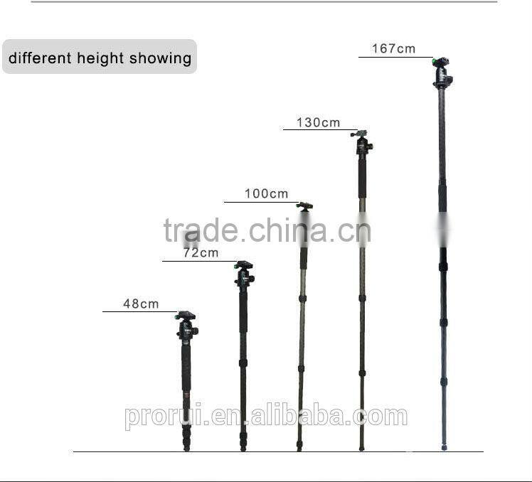 professional pure aluminum fiber digital high quality camera tripod topcon