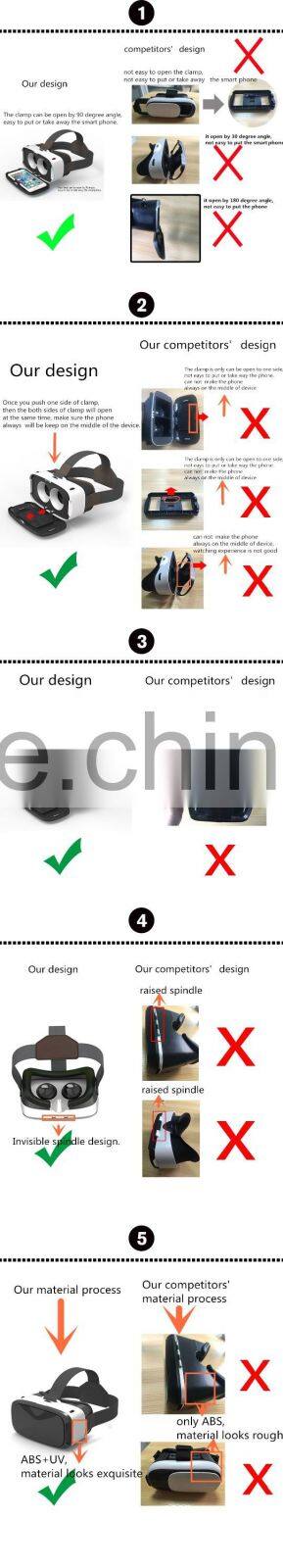 2016 Best cellphone smartphone Mobile 3D vrarle vr box 2.0 HD VR head-mounted virtual reality glasses