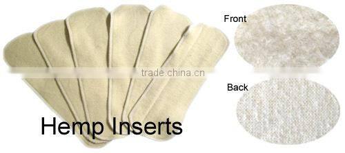 AnAnbaby Free Shipping Reusable 4 Layers Hemp Cotton Inserts