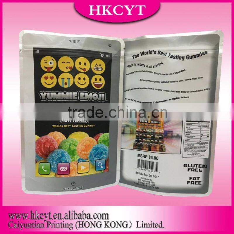 Heat Seal Sealing & Handle and Accept Custom Order clear printing chips packaging plastic bags
