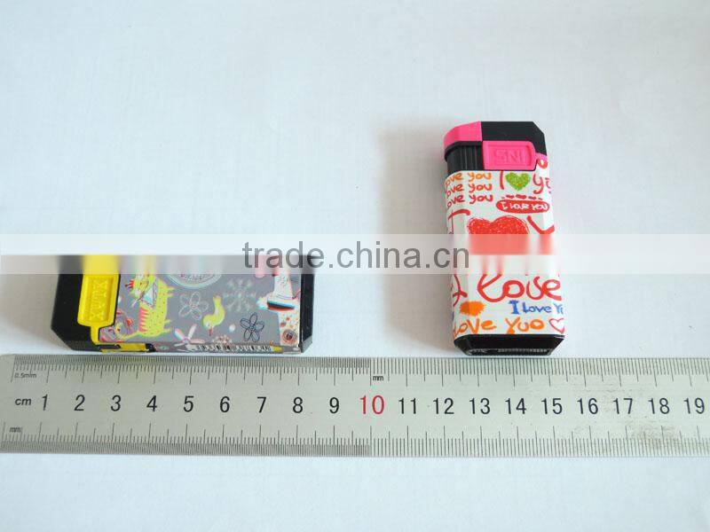 customized picture refillable electronic plastic lighter