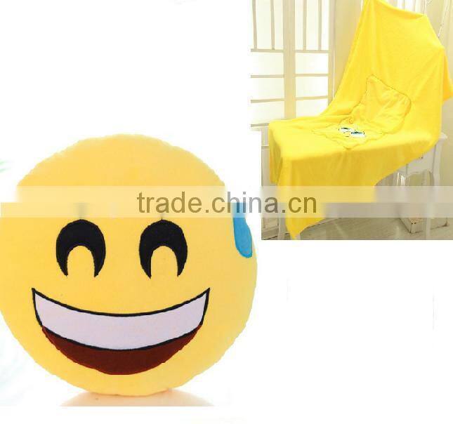 Plush Emoji Blankets / Plush emoji Baby Blanket / Soft emoji Blanket