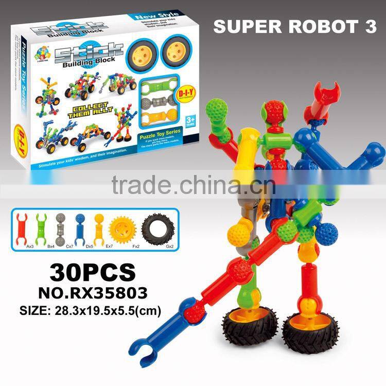 Educational toy plastic block toys for kids