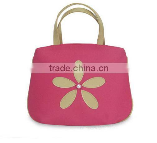 Autumn and winter oval oxford cosmetic bag korea big simple new style handbag