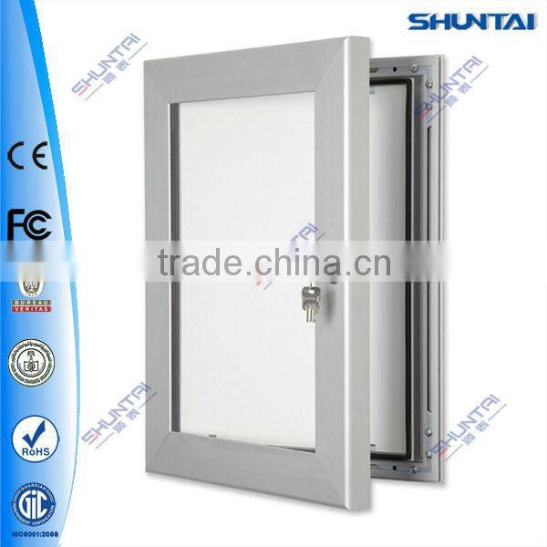 Locking Sign aluminum slim frame poster outdoor Lightbox