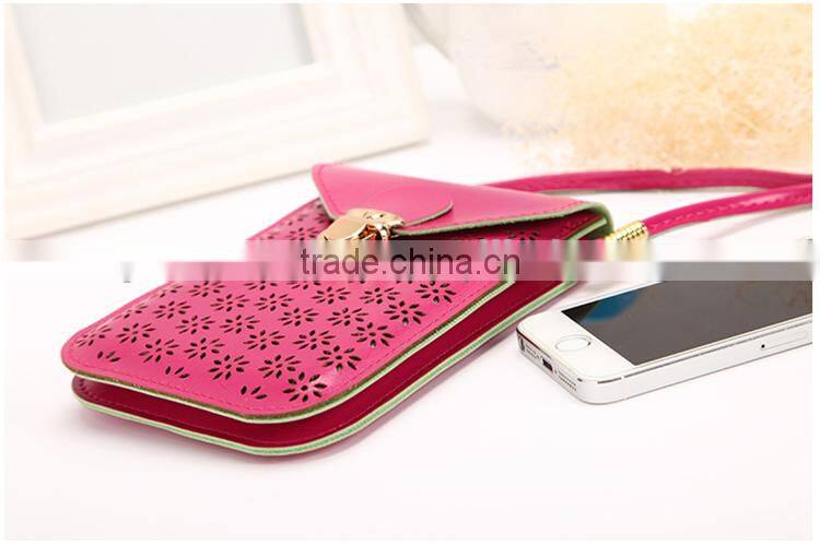 Fashion ladies mini messenger bag wallet mobile phone bag purse