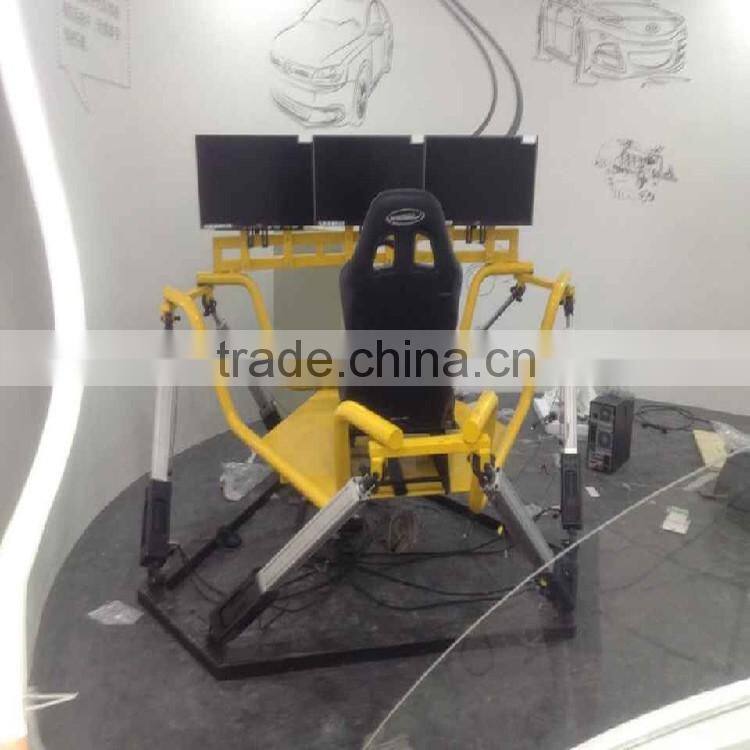 6 DOF motion game platform 6DOF servo electric cylinder racing game simulator