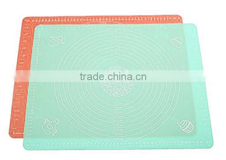 Silicone Pastry Mat with Measurements,Pastry Rolling Mat,Reusable Non-stick Silicone Baking Mat