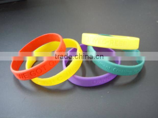 custom size silicone wristband without text