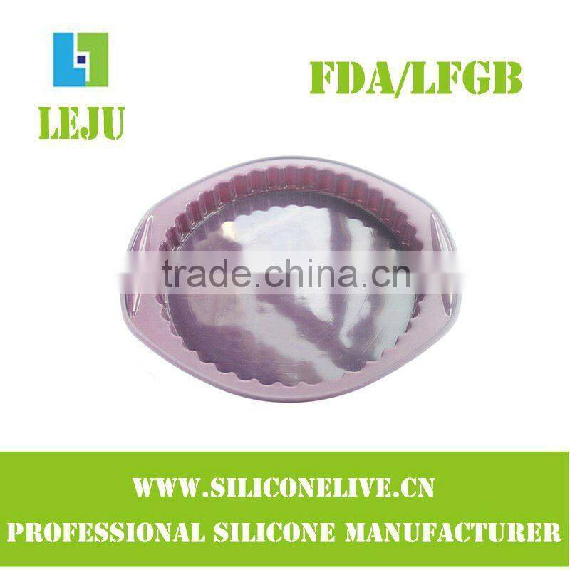 new style heart shape silicon cake mould for pizza