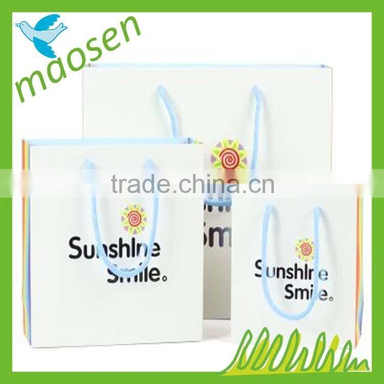 Competitive Price Custom Luxury Full Color Paper Shopping Bag with Logo Printed Manufacturer
