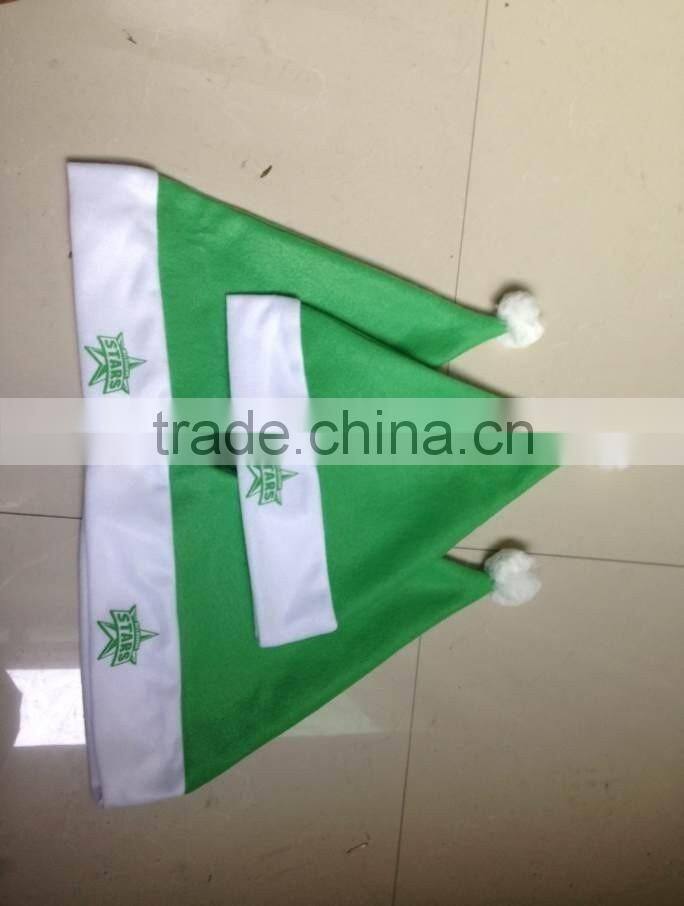 Green christmas hats ,crazy santa hats