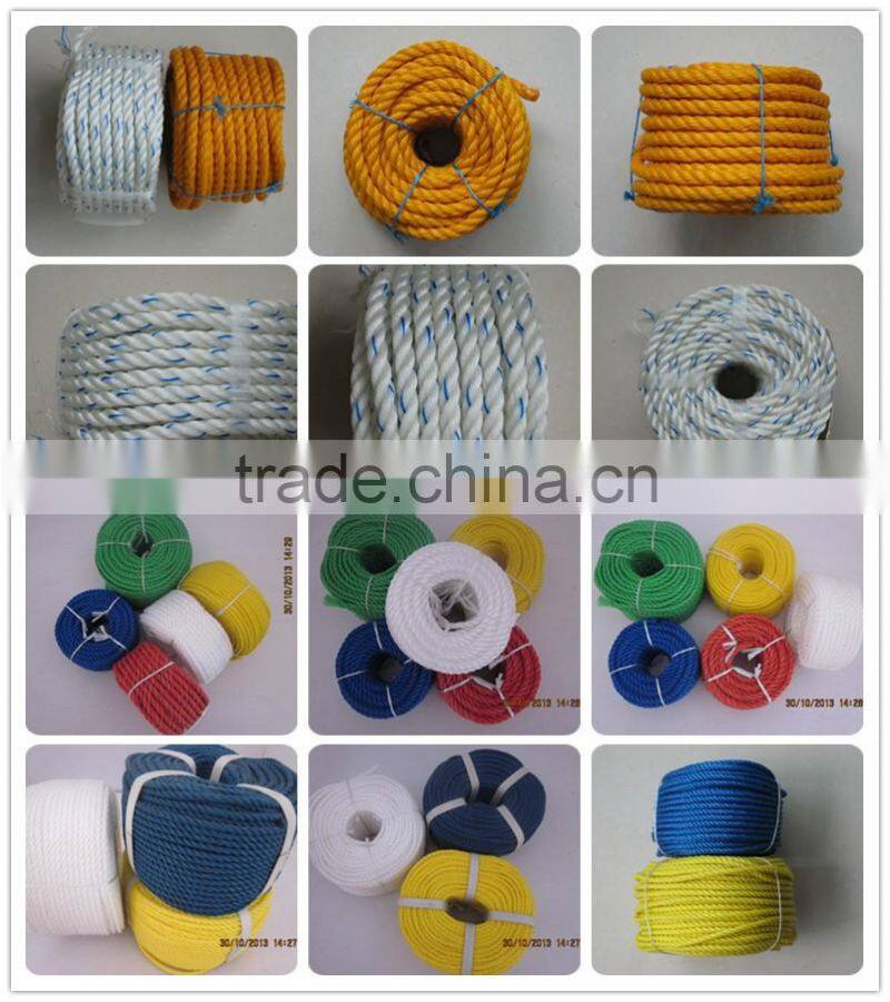 Gray Bundle shape PE Polyethylene Twine Rope