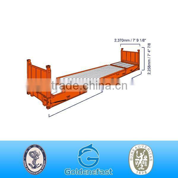 sale from container yard flat rack container for sale 40ft