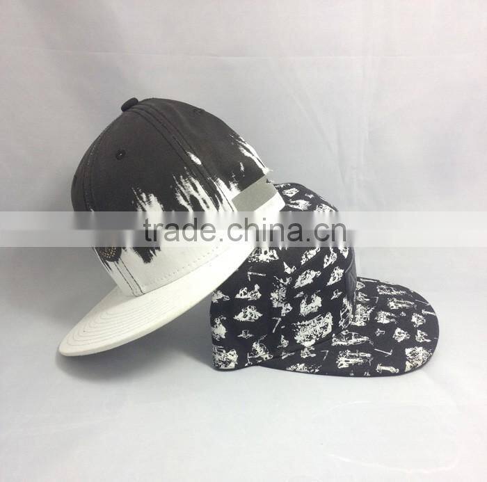 Wholseale high quality snapback hats with digital printed