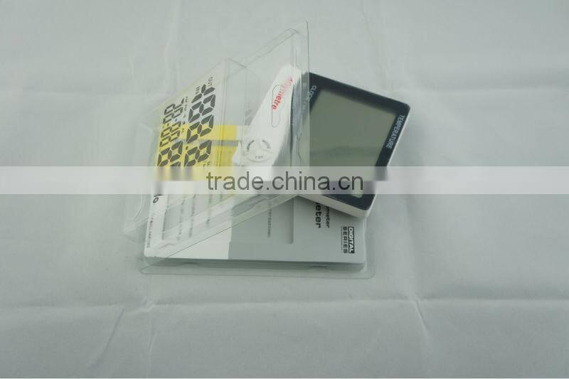 Hot Sell Digital LCD Thermo-Hygrometer With Clock