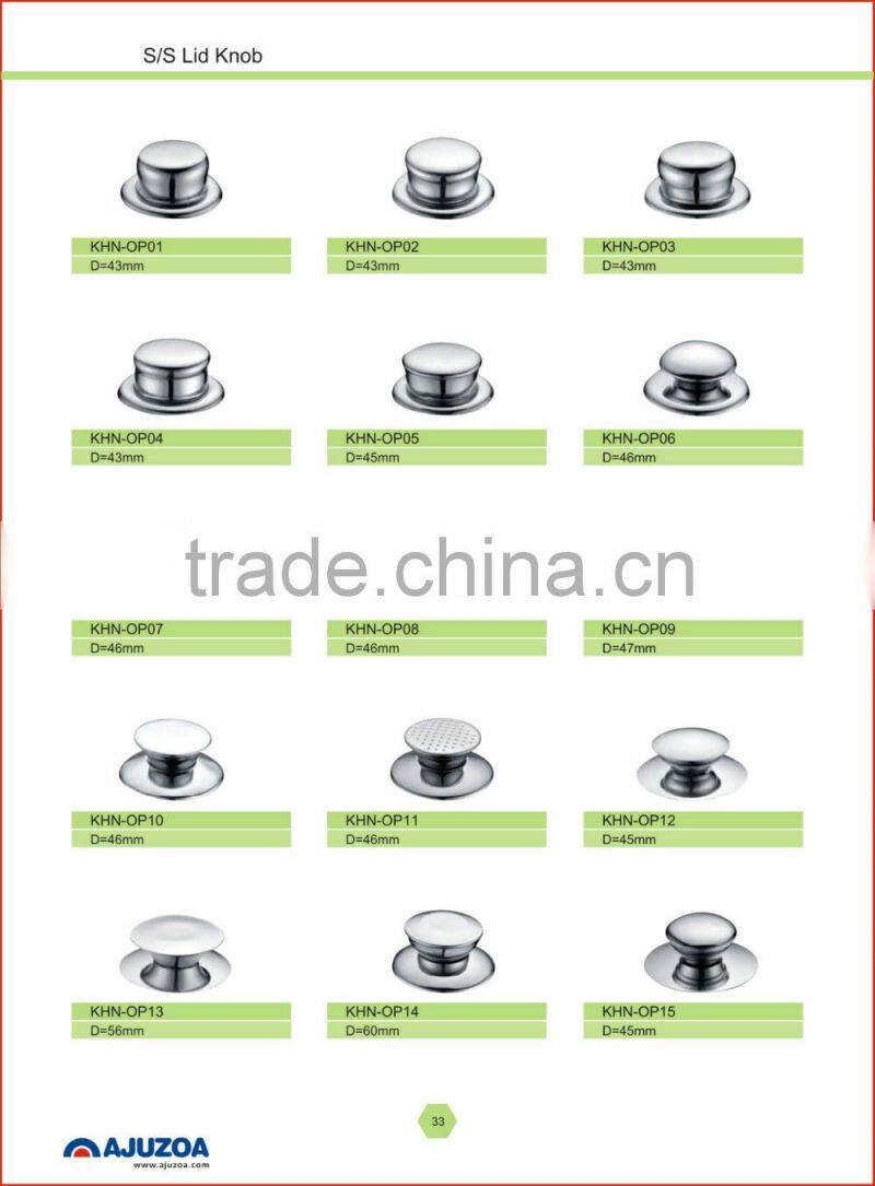 Stainless Steel Lid Knob for Cookware,KHN-OP01-OA15