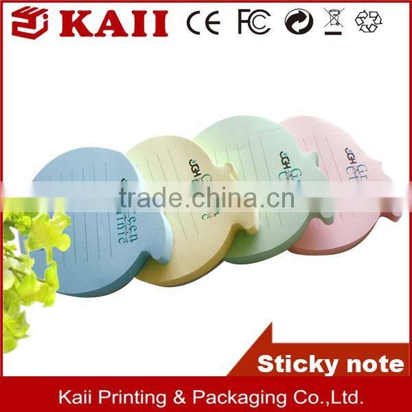 custom shape, custom size, custom printing fish sticky notes