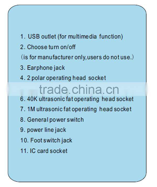 Professional 4 in 1 new 1M/40KHz ultra lipo cavitation rf equipment for slimming