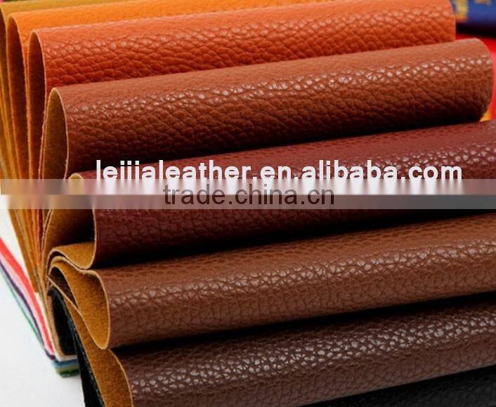 Classical color design embossed pvc synthetic leather for car interior car seat covers and sofa