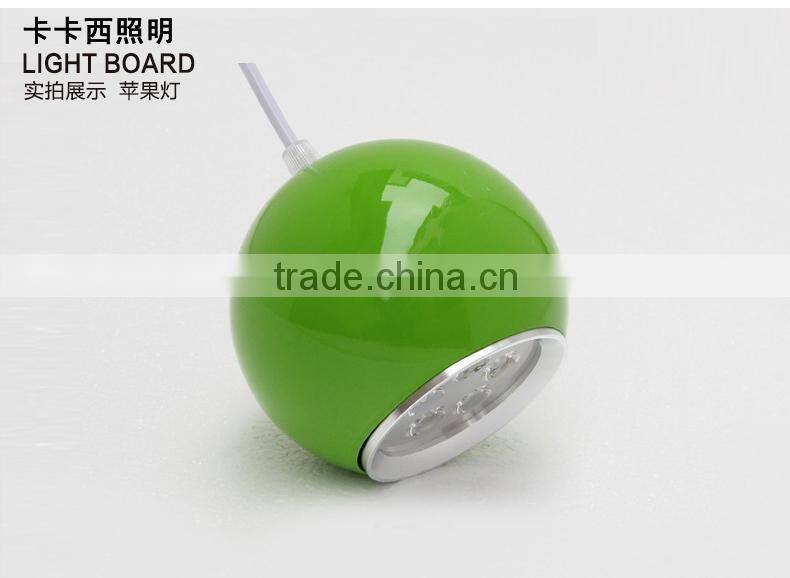 Apple LED Chandelier Pendant Lights 5W 7W Bar Lamp LED Restaurant Droplight