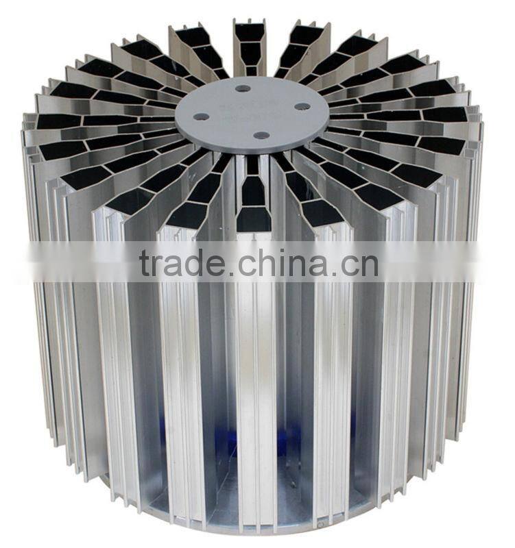 led aluminum circular extrusion heat sink