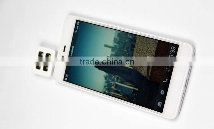 Universal iblazr RK06 RK-06 Mini Portable LED Selfie Flash Light Adapter for Phone Camera with 4 LED Light