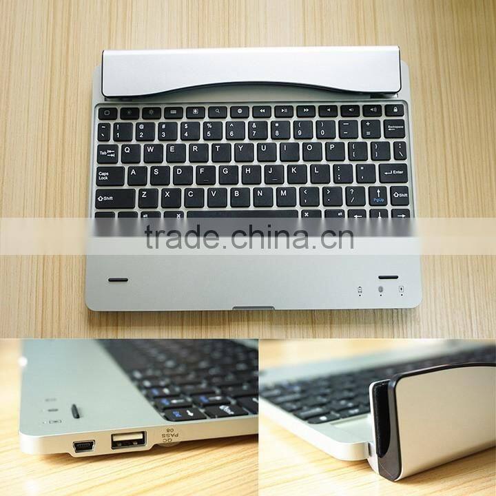 2016 Ultra thin aluminium alloy bluetooth keyboard for iPad 2/3/4 Tablet PC wireless keyboard