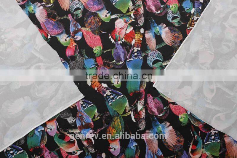 digital print polyester fabric factory direct sale fabric printing poly knit fabric