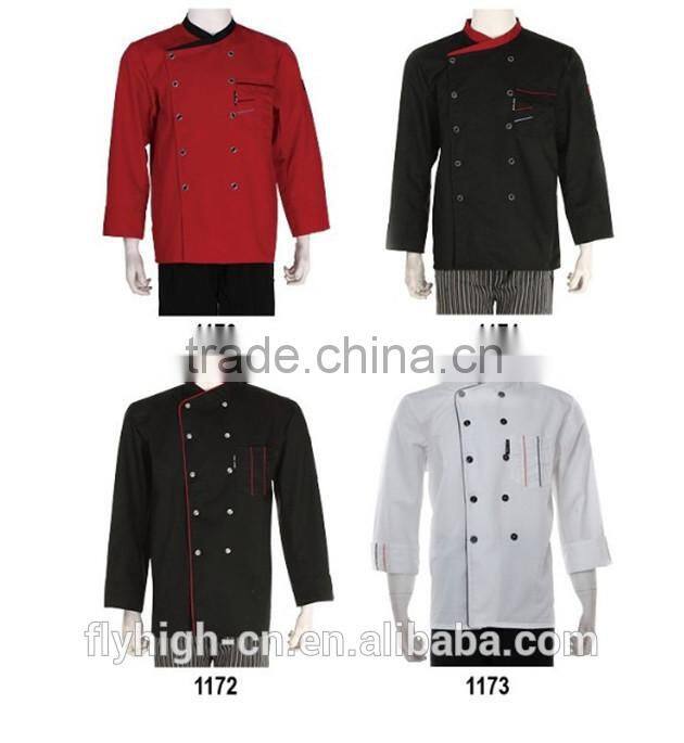 Chef Uniform Custom Logo Cooking Cotton Chef Coat