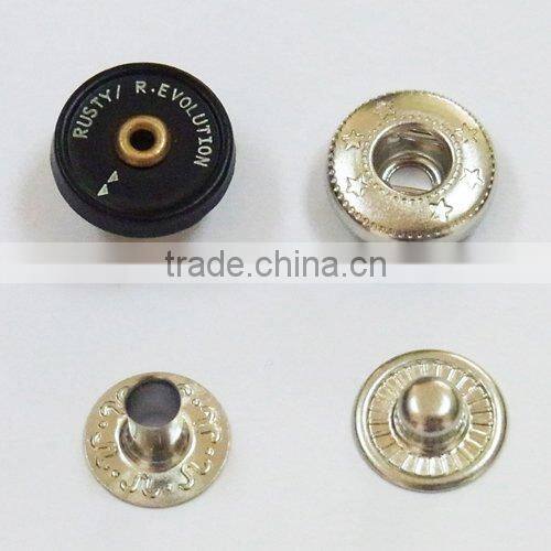 Press metal snap button