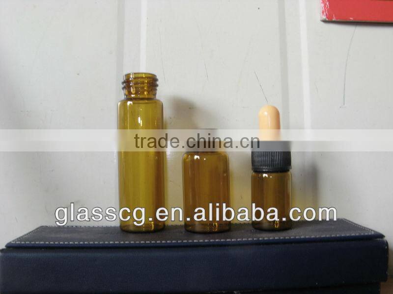 5ml amber essential oil bottle