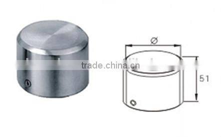 bannister stainless steel tube end caps round pipe end cap