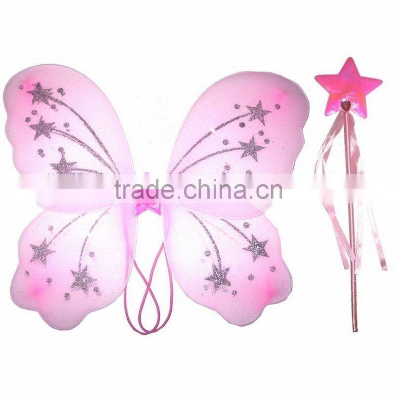 Wholesale colorful angel wings party supplies fairy wings cheap WG4012