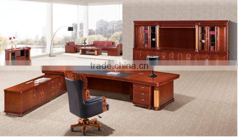 Big and high end luxury HDF executive table for boss