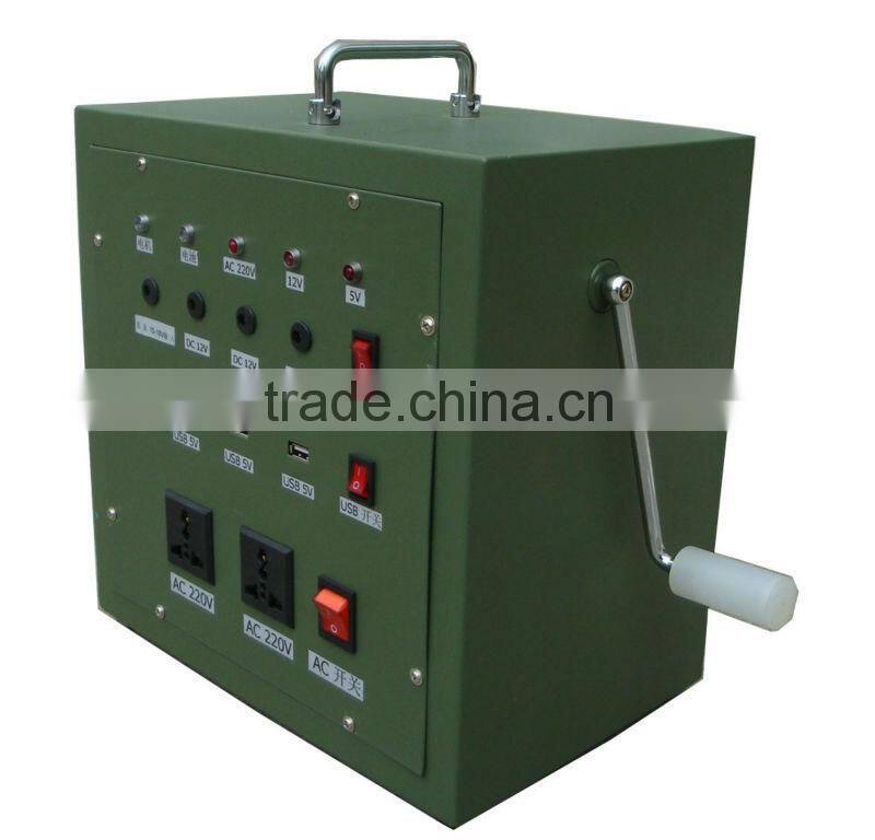 50W Hot sell hand crank power generator