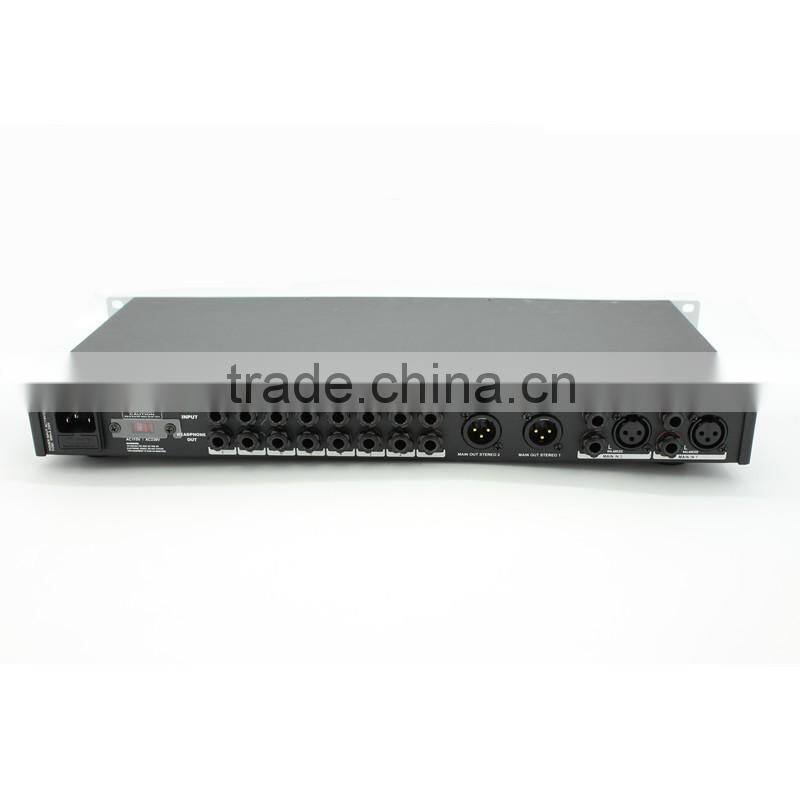 Professional 1U 8CH Headphone Distribution Amplifier, Headphone Amplifier