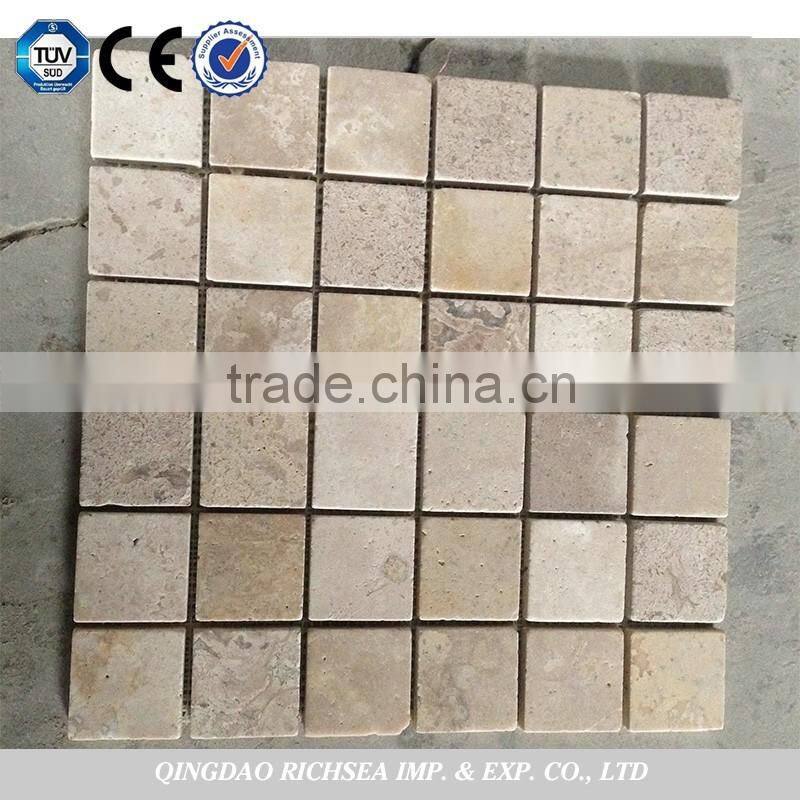 Honed beige 60*60 travertine tile
