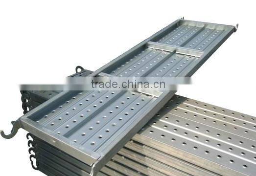 Scaffolding galvanized perforated steel plank hook 340g