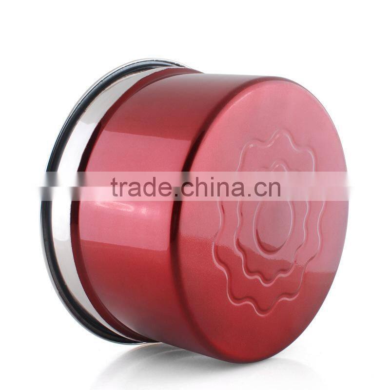 colored stainless steel Vacuum kitchen Fresh food storage containers set 2015