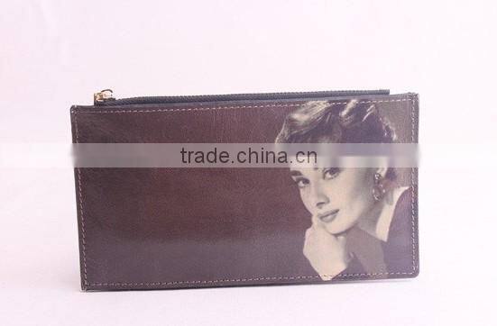 retro style noble wallet Audrey Hepburn print purse Marilyn Monroe classic purse