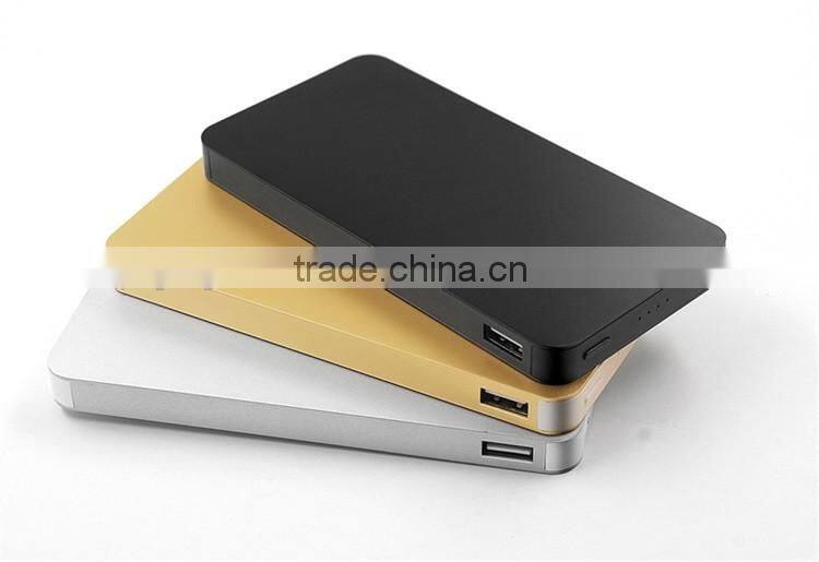 10000mAh Metal Slim Mobile Phone External Battery Power Bank