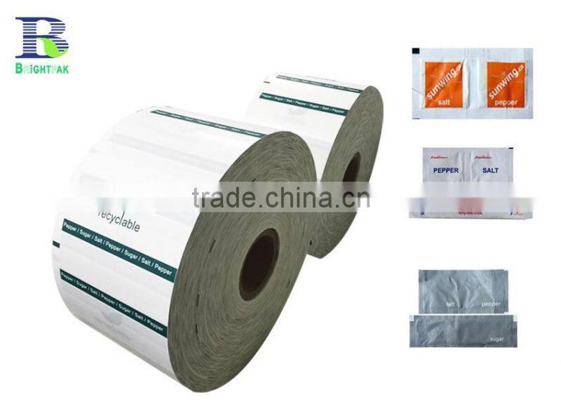 printed 58 68gsm pe coated paper sugar heat seal
