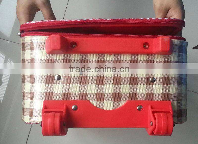 doll style trolley bag for kids travel suitcase