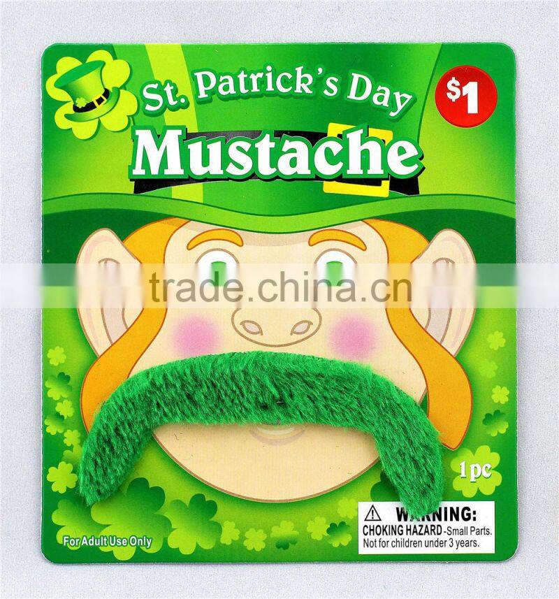 St. Patrick's Day mustache