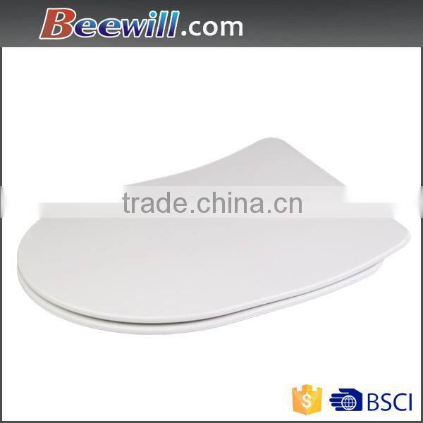 Custom glitter family colored round soft urea toilet seat